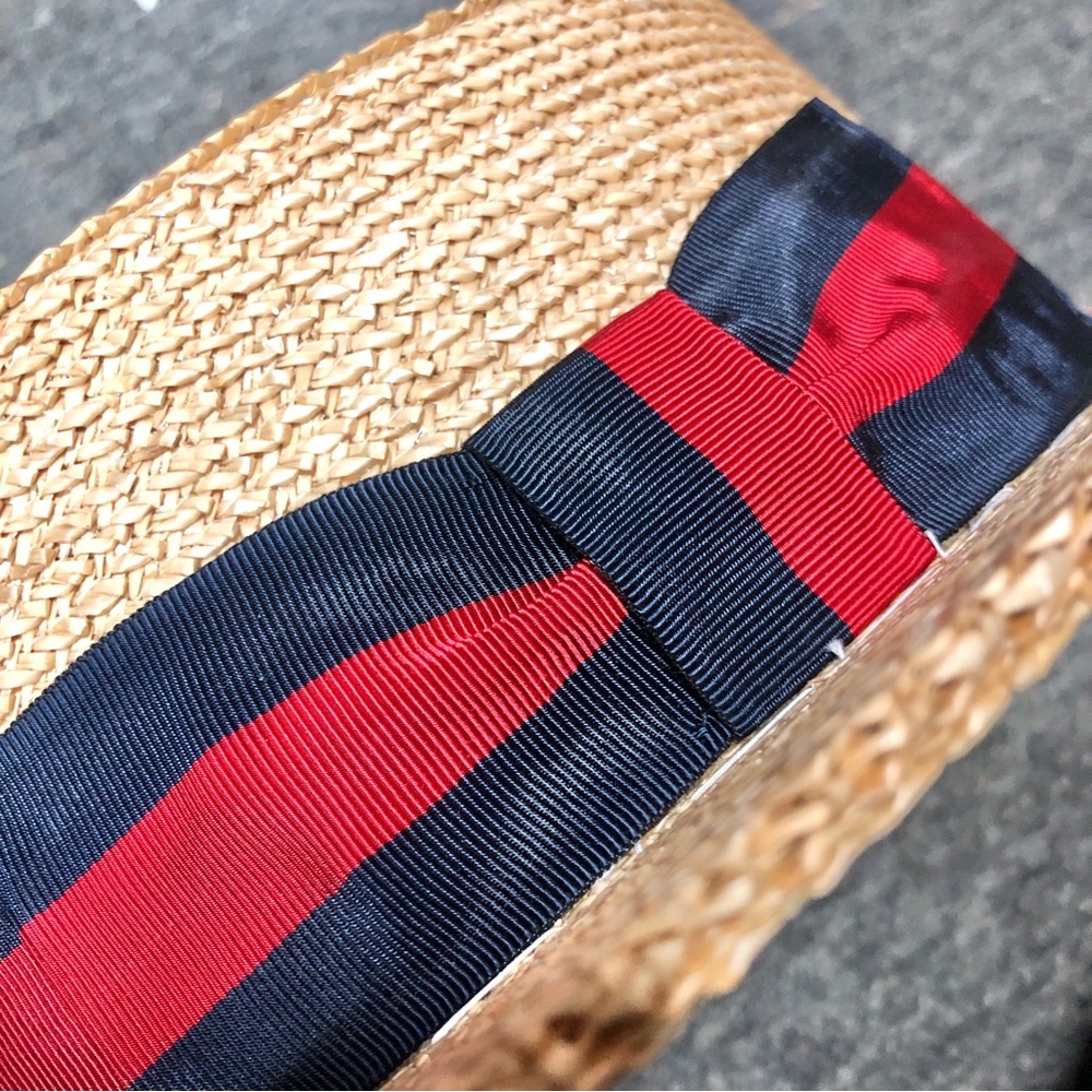 Austin Reed Straw Boater Hat - Picture 12 of 12